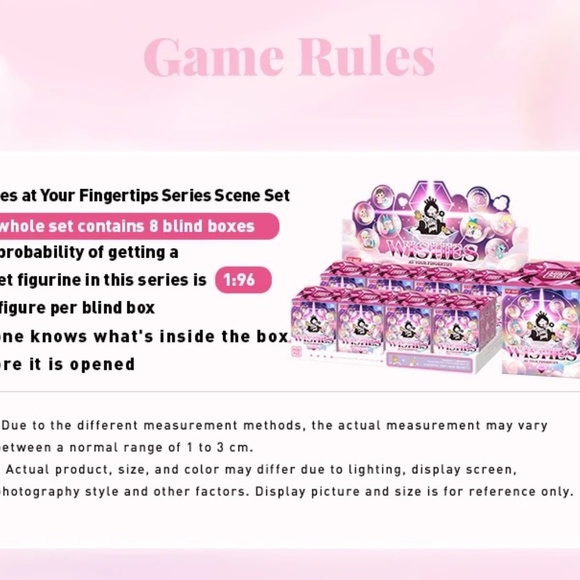 1 pc. POP MART wishes at your fingertips series scene set mystery box - Picture 15 of 15